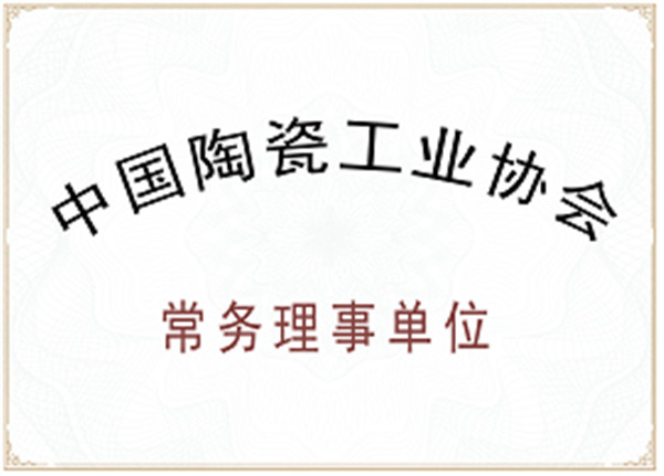 中國陶瓷工業協會證書